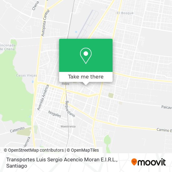 Transportes Luis Sergio Acencio Moran E.I.R.L. map