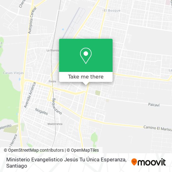 Ministerio Evangelistico Jesús Tu Única Esperanza map