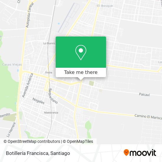 Botillería Francisca map
