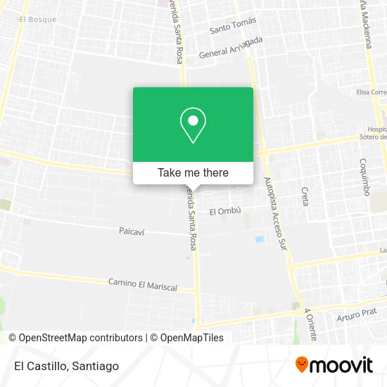 El Castillo map