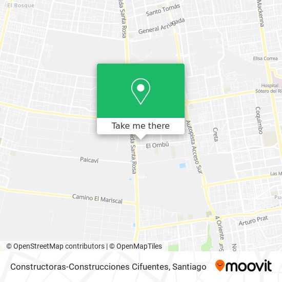 Constructoras-Construcciones Cifuentes map