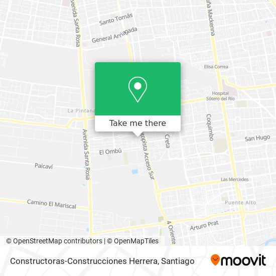 Mapa de Constructoras-Construcciones Herrera