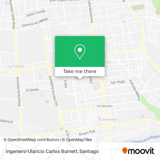 Ingeniero-Ularicio Carlos Burnett map