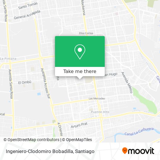 Mapa de Ingeniero-Clodomiro Bobadilla