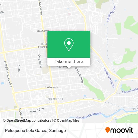 Mapa de Peluqueria Lola Garcia