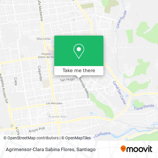 Agrimensor-Clara Sabina Flores map