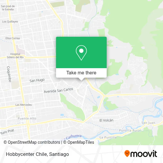 Hobbycenter Chile map