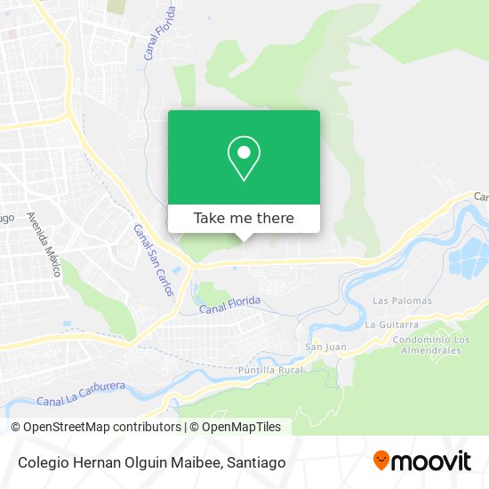Colegio Hernan Olguin Maibee map