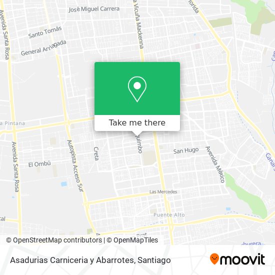 Asadurias Carniceria y Abarrotes map