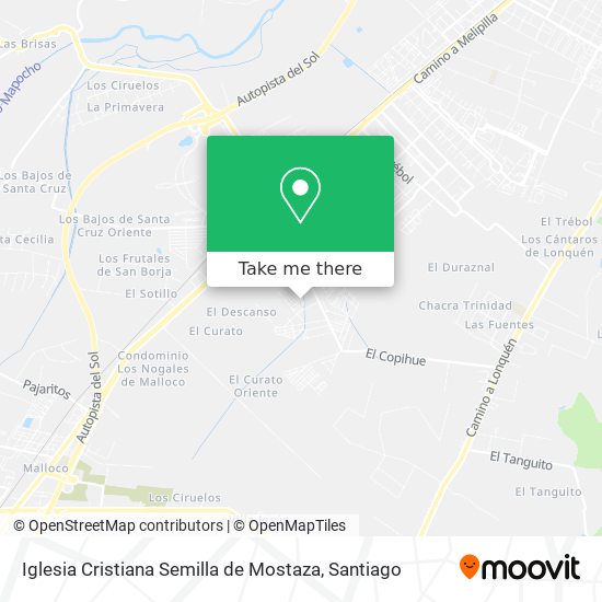 Mapa de Iglesia Cristiana Semilla de Mostaza