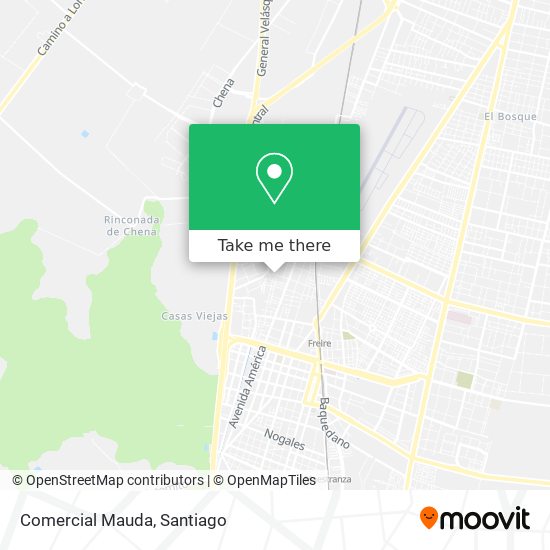 Mapa de Comercial Mauda