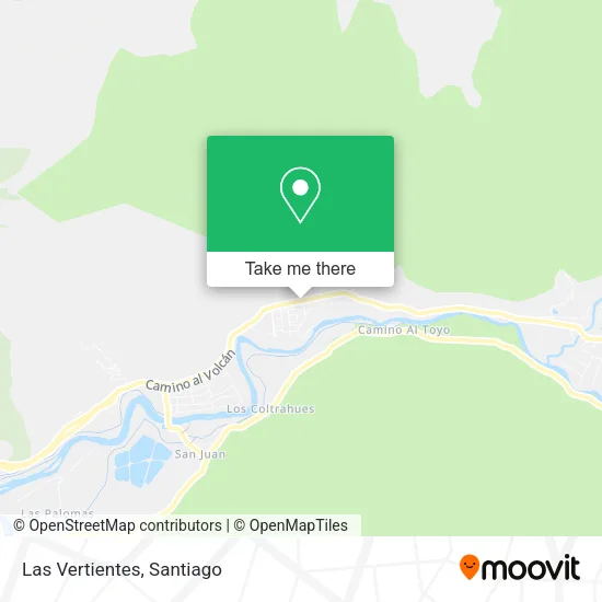 Las Vertientes map