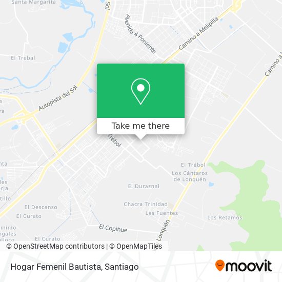 Hogar Femenil Bautista map