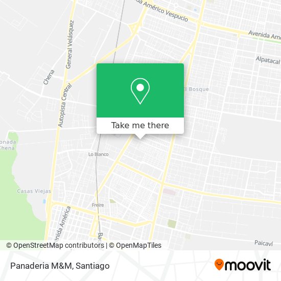 Panaderia M&M map