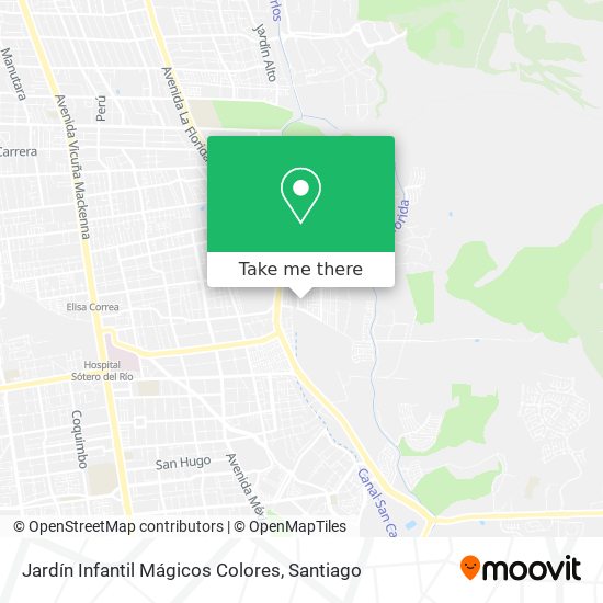 Jardín Infantil Mágicos Colores map