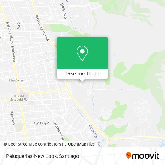 Peluquerias-New Look map