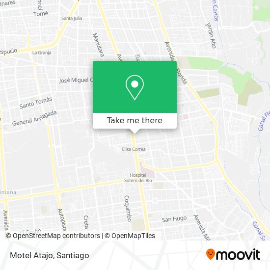 Mapa de Motel Atajo