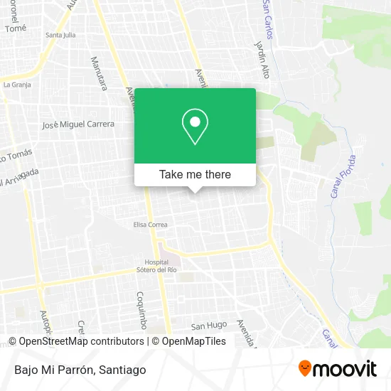 Bajo Mi Parrón map