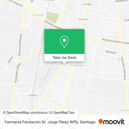 Farmacia Fundación Dr. Jorge Pérez Riffo map