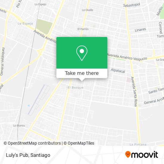 Luly's Pub map