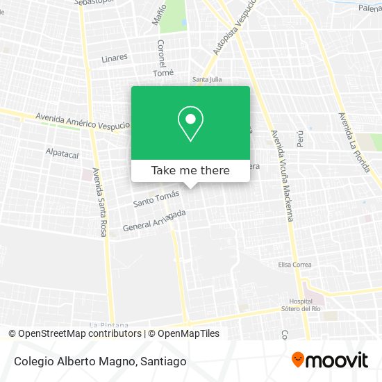 Colegio Alberto Magno map