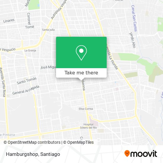 Mapa de Hamburgshop