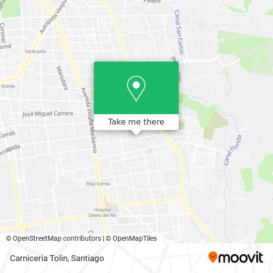 Carniceria Tolin map