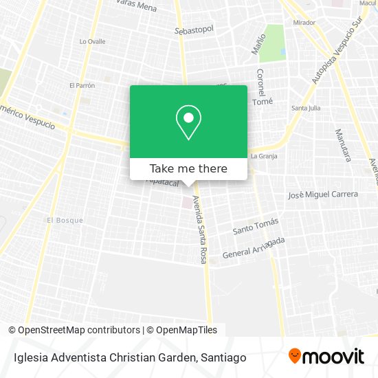Iglesia Adventista Christian Garden map