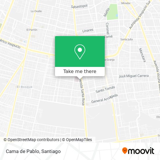 Mapa de Cama de Pablo