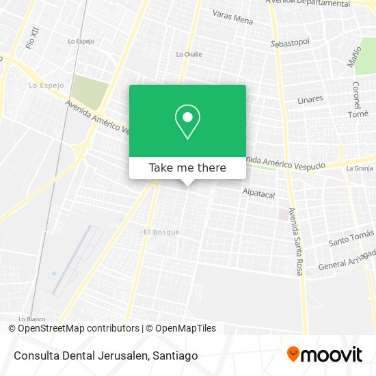 Consulta Dental Jerusalen map