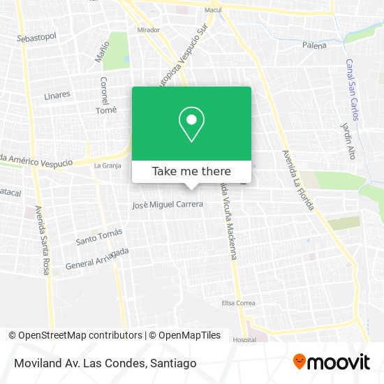 Moviland Av. Las Condes map