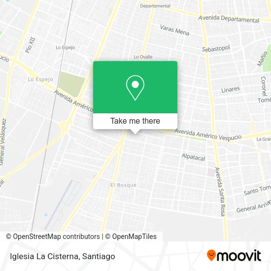 Iglesia La Cisterna map