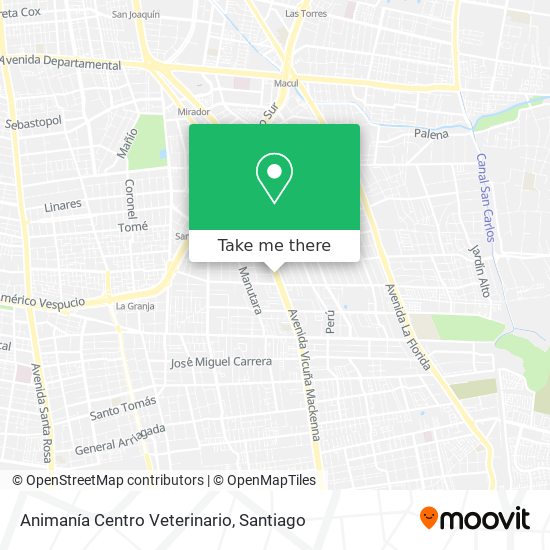 Animanía Centro Veterinario map