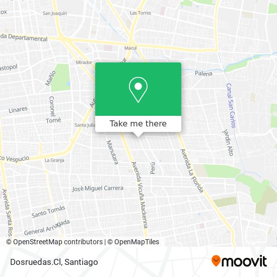 Mapa de Dosruedas.Cl