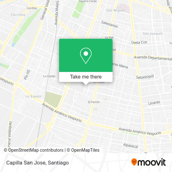 Capilla San Jose map