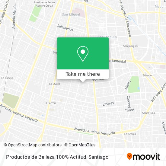 Mapa de Productos de Belleza 100% Actitud