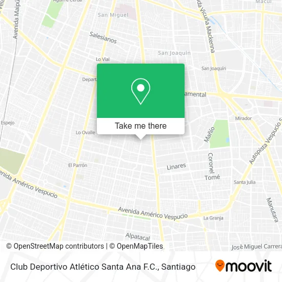Club Deportivo Atlético Santa Ana F.C. map