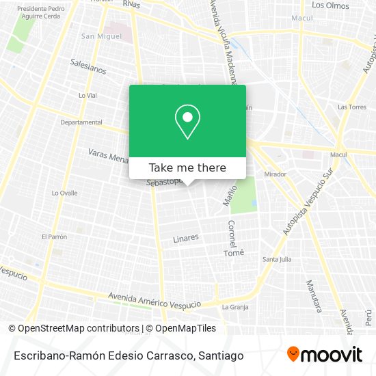 Escribano-Ramón Edesio Carrasco map