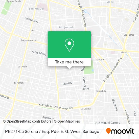 PE271-La Serena / Esq. Pde. E. G. Vives map