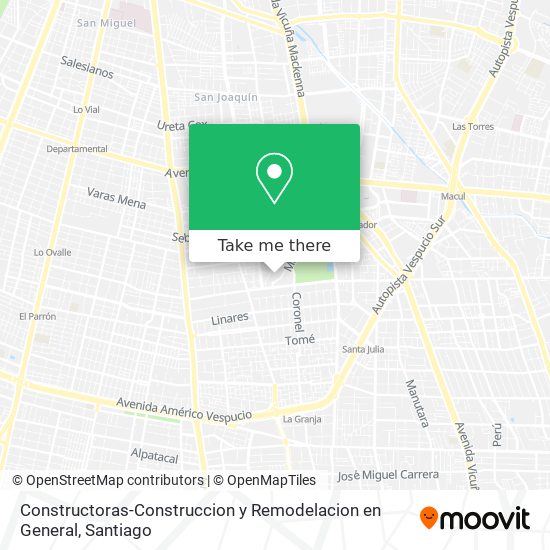 Mapa de Constructoras-Construccion y Remodelacion en General