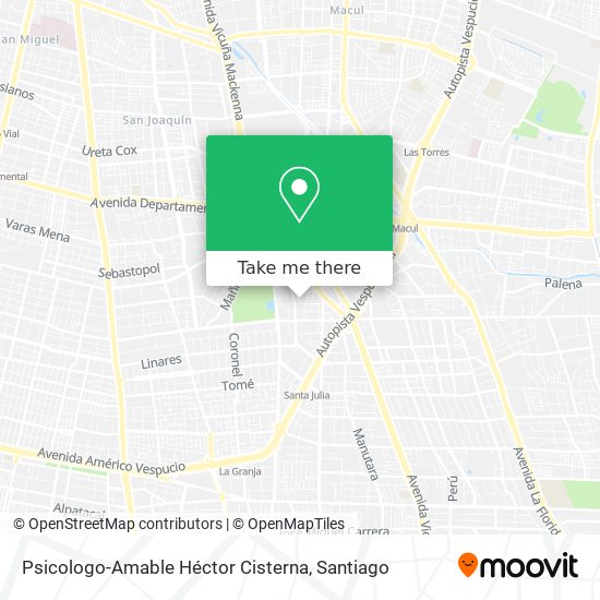 Psicologo-Amable Héctor Cisterna map