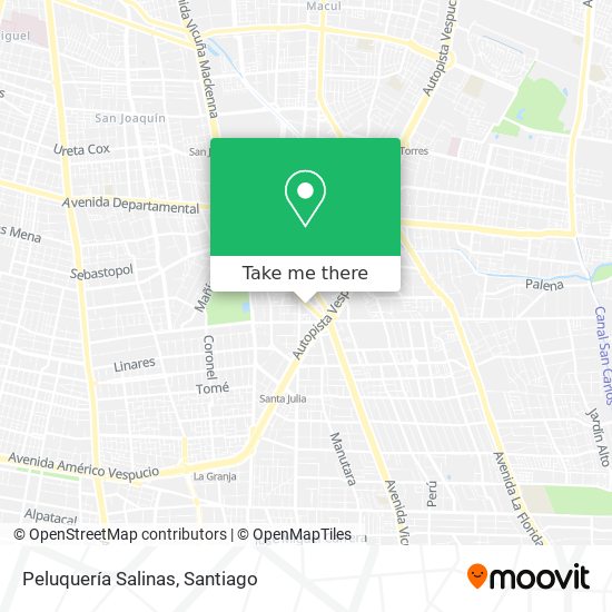 Peluquería Salinas map