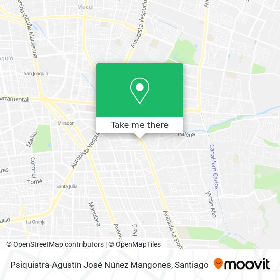 Psiquiatra-Agustín José Núnez Mangones map