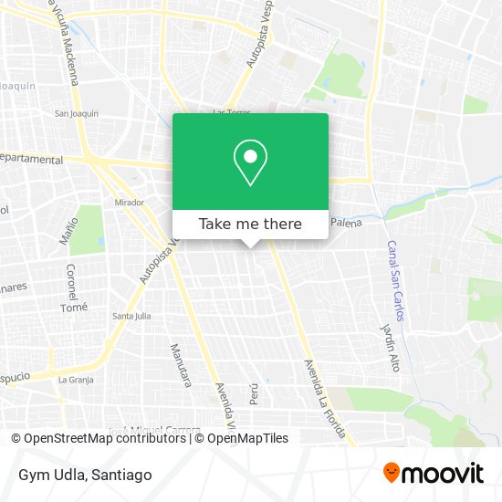 Mapa de Gym Udla