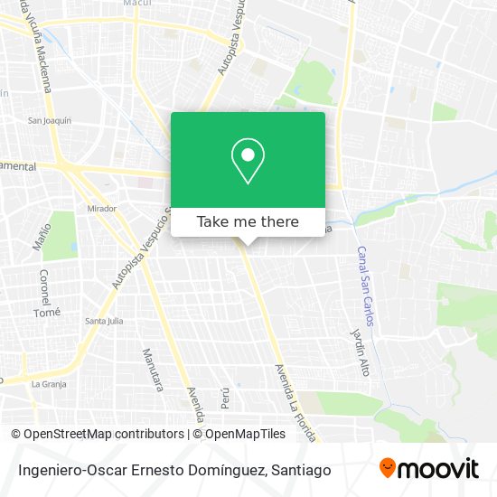 Ingeniero-Oscar Ernesto Domínguez map