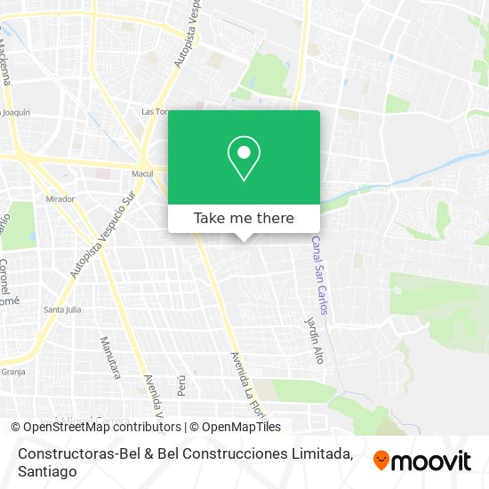 Constructoras-Bel & Bel Construcciones Limitada map