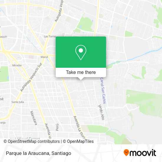 Parque la Araucana map