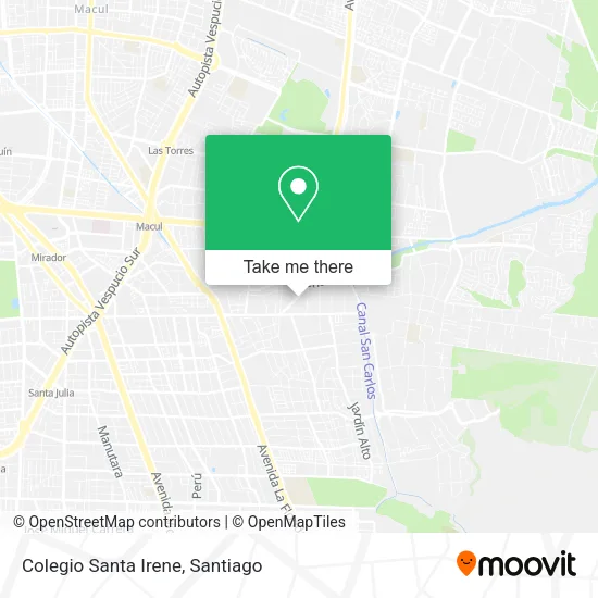 Colegio Santa Irene map