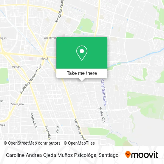 Caroline Andrea Ojeda Muñoz Psicológa map