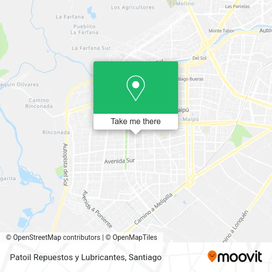 Patoil Repuestos y Lubricantes map